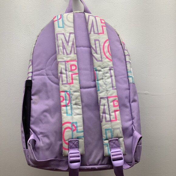 Champion Lavender Backpack With Large Neon Letters. Preloved - Picture 5 of 12
